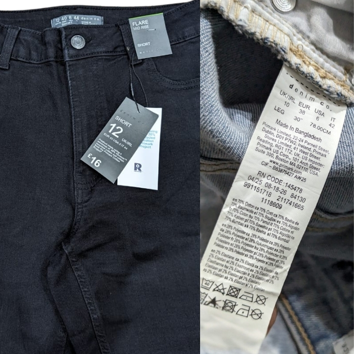 Ladies Mid Rise Flare Jeans - Image 6