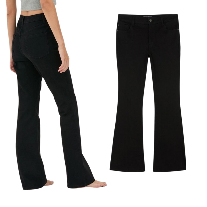 Ladies Mid Rise Flare Jeans - Image 3