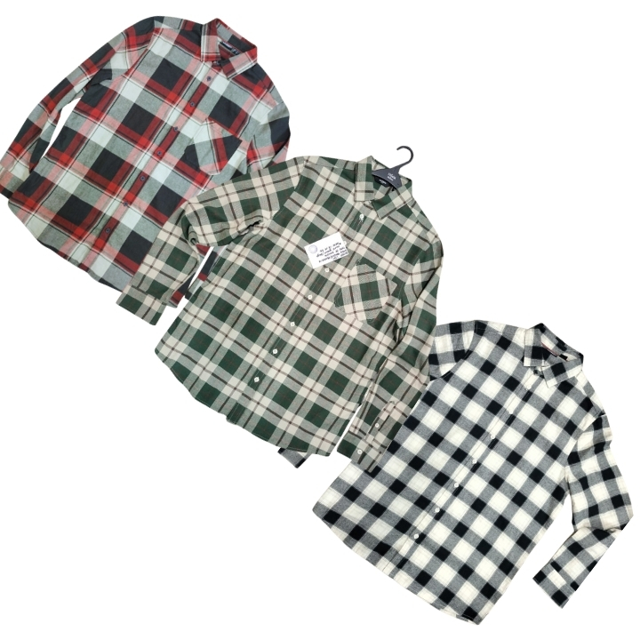 Men's Long Sleeve Flannel Shirts - Image 4