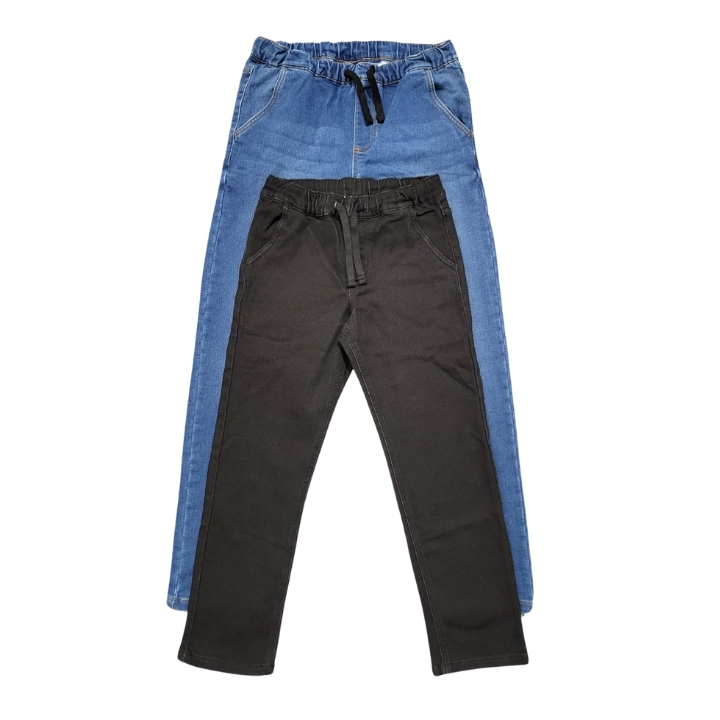 Boys Knit Denim Long Pant