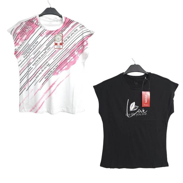 Ladies Printed T-Shirt - Image 2